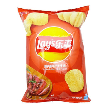 lay"s乐事 薯片70g 袋装 休闲零食美国经典原味番茄烧烤味油炸型膨化