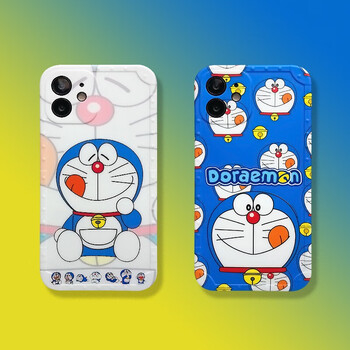 brba哆啦a梦苹果12手机壳iphone11promax动漫卡通xr可爱7p8p硅胶xs