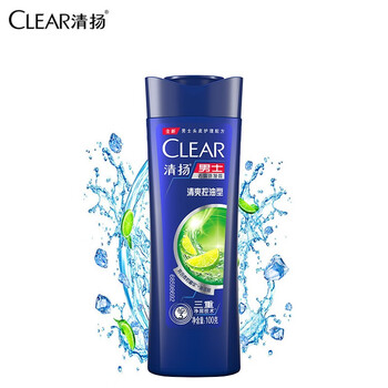 CLEAR 清扬 男士专用去屑止痒清爽控油洗发露100g美妆个护类商品-全利兔-实时优惠快报