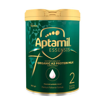 Aptamil 爱他美 ESSENSIS 奇迹绿罐系列 有机A2较大婴儿奶粉 澳版 2段 900g母婴玩具类商品-全利兔-实时优惠快报