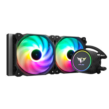 航嘉（Huntkey）MVP海神X240 CPU一体式水冷散热器（智能温控/240冷排/支持全平台/ARGB同步）