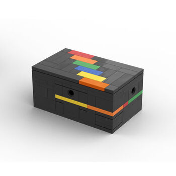 乐高legopuzzle彩虹解密盒积木机关盒烧脑创意玩具新黑彩虹之路积木