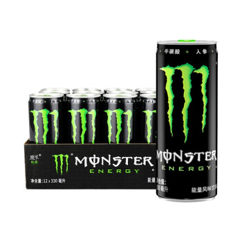 魔爪 Monster 原味 能量饮料 330ml*12罐年礼