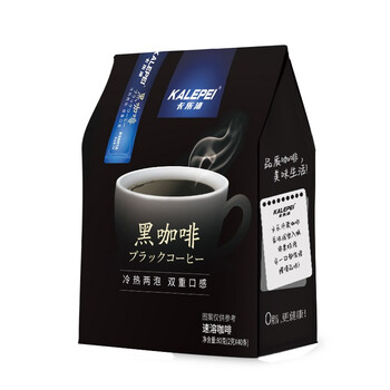 KALEPEI 卡乐沛 美式咖啡 速溶黑咖啡粉 2g*40条/(赠杯+勺)食品类商品-全利兔-实时优惠快报