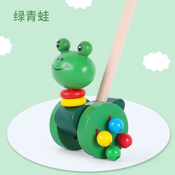 麦仙蝶 推推乐木质手推车玩具全利兔-实时优惠快报