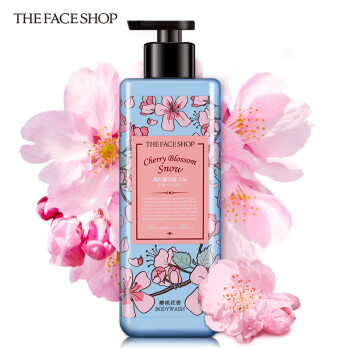 菲诗小铺(THE FACE SHOP) 和风樱雪香水沐浴露500ml（清新花果香）活力洁肤