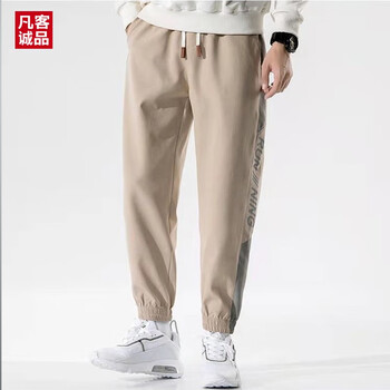 VANCL 凡客诚品 男士休闲长裤春夏秋季韩版潮流工装裤百搭宽松束脚裤潮 卡其 3XL体重140-155斤服饰鞋包类商品-全利兔-实时优惠快报