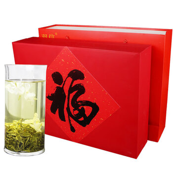 羽信 茉莉花茶 特级浓香型新茶 四川花毛峰300克 羽信飘雪茶叶年货礼盒装全利兔-实时优惠快报