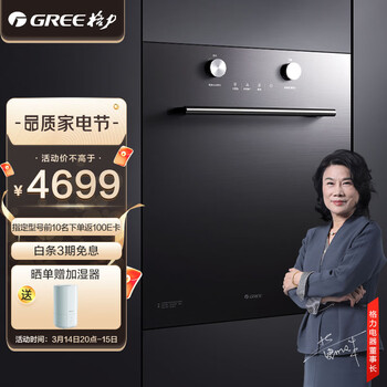 格力 （GREE）洗碗机12套家用/嵌入式洗碗机/ wifi智能全自动洗碗机/ 除菌洗碗机（12套）