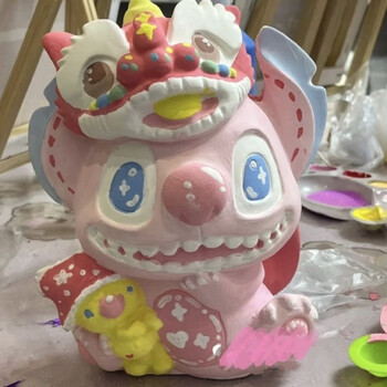千奇梦 石膏娃娃 史迪仔 12颜料+2笔+画盘+卡片母婴玩具类商品-全利兔-实时优惠快报
