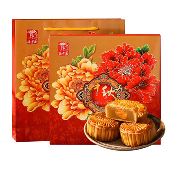 澳丰园 蛋黄莲蓉礼盒装 150g*4饼食品类商品-全利兔-实时优惠快报