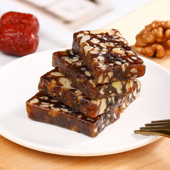 5折 大红枣核桃糕精南枣泥果仁枣糕枣泥饼片软糖孕妇零食【250g*1袋
