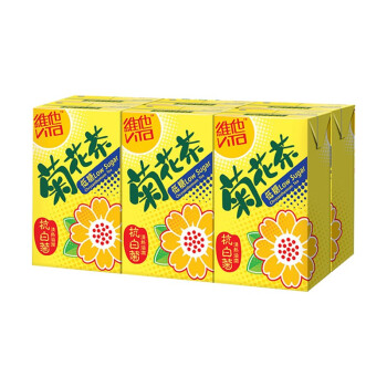 维他柠檬茶饮料 果汁味红茶 家庭聚会饮品 港版【维他低糖菊花茶】250