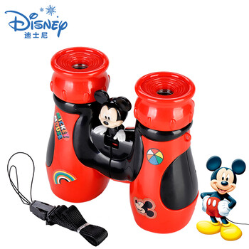 Disney 迪士尼 儿童望远镜 高倍高清双筒放大镜玩具小学生科教实验米奇DYM242全利兔-实时优惠快报