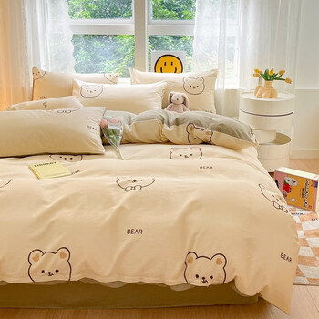 AIDLI 100%纯棉加厚印花四件套 200*230cm家具家装类商品-全利兔-实时优惠快报