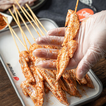 何师烧烤hes鸡翅尖10串烧烤串速冻生鲜鸡肉鸡翅膀炸卤鸡翅卤煮bbq食材