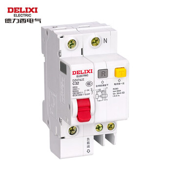 德力西电气（DELIXI ELECTRIC）微型断路器 空气开关 DZ47S家用空开带漏电保护DZ47sLE 1P+N C 20A