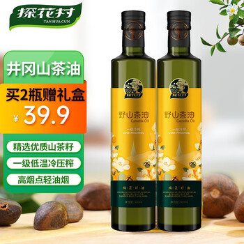 京东百亿补贴：探花村江西野山茶油 500ML单瓶装食品类商品-全利兔-实时优惠快报