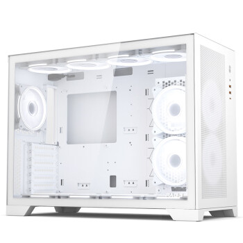 半岛铁盒（PADO）克莱因N2 白色 游戏电脑台式机主机箱 （支持480水冷/E-ATX主板/双U3+Type-c）