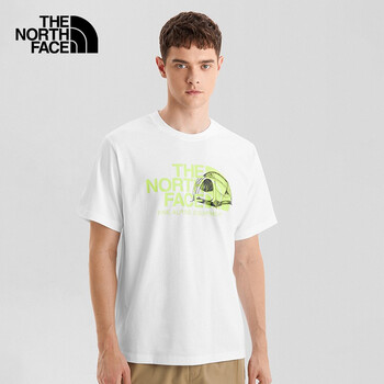 thenorthface北面短袖t恤男22春夏户外舒适休闲棉质印花半袖5k2tfn4