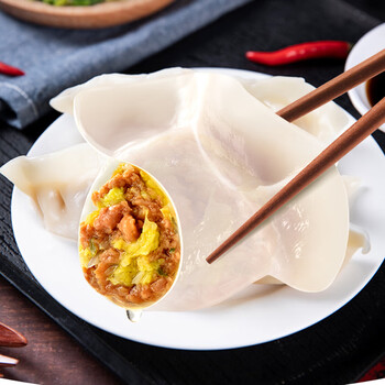 和善园 金蘸名厨白菜猪肉水饺480g24只早餐夜宵生鲜速食儿童饺子高品质食品类商品-全利兔-实时优惠快报