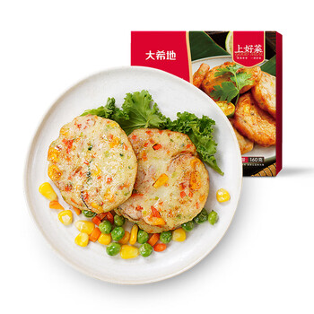 大希地 蔬菜鲜虾饼160g*4袋食品类商品-全利兔-实时优惠快报