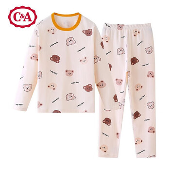 C&A 西雅衣家 儿童家居服套装（长袖+裤子）母婴玩具类商品-全利兔-实时优惠快报