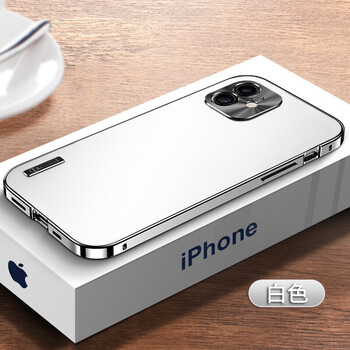 iPhone12Pro白色,iphone12pro黑色 简高苹果12pro手机壳个性时尚潮牌金属镜头边框全包12promax全包个性