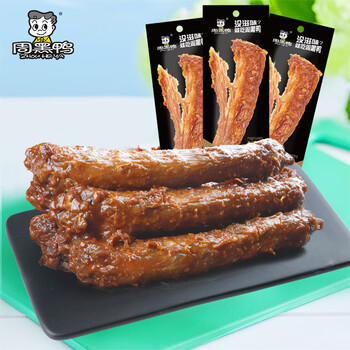 周黑鸭 ZHOUHEIYA）周小伴系列手撕烤鸡脖单根装40g 黑鸭味40g食品类商品-全利兔-实时优惠快报