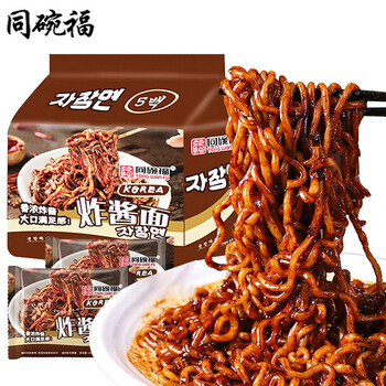 同碗福 韩式炸酱面 招牌炸酱面 116g*5包食品类商品-全利兔-实时优惠快报