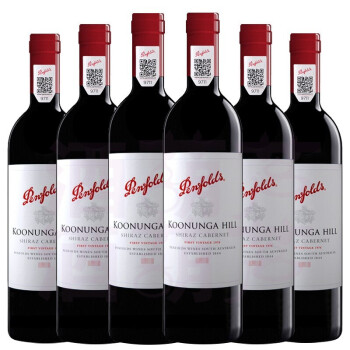 奔富（Penfolds）寇兰山设拉子赤霞珠混酿澳洲进口行货干红葡萄酒750ml*6