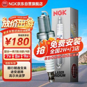 NGK双铂金火花塞火嘴95463四支装朗行朗逸宝来途安速腾高尔夫波罗