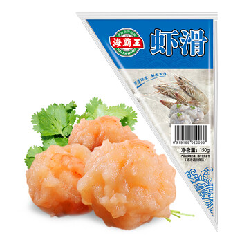 海霸王 虾滑 150g/袋 虾肉含量≥85%火锅食材 烧烤食材 关东煮食材