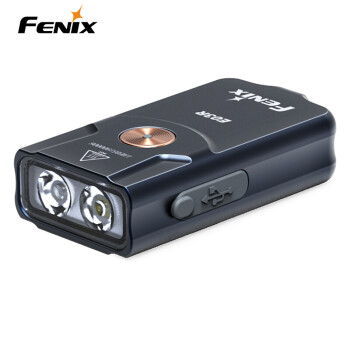 菲尼克斯 FENIX手电筒全金属钥匙扣手电迷你小型防水EDC手电多功能探照灯 E03R（带USB充电线）