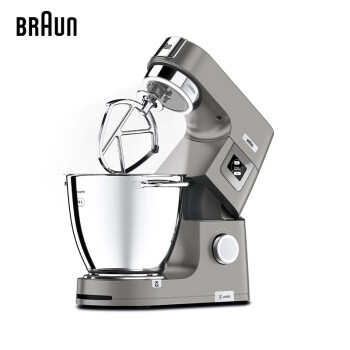 博朗（BRAUN）KBL90 厨师机家用 7L+5L双碗 厨师机和面机多功能搅拌机打蛋器鲜奶油机大容量 【渠道】