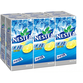 香港nestea雀巢冰极柠檬茶原味柠檬茶进口茶饮料6盒装果味茶饮料雀巢