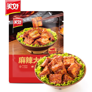 Plus会员、概率券:美好 麻辣大排骨 200g*10件食品类商品-全利兔-实时优惠快报