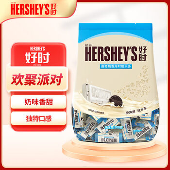 HERSHEY'S 好时 Hershey’s 曲奇奶香好时脆乐多 排块巧克力 婚庆喜糖 500g食品类商品-全利兔-实时优惠快报