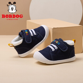 BoBDoG 巴布豆 宝宝加绒学步鞋母婴玩具类商品-全利兔-实时优惠快报