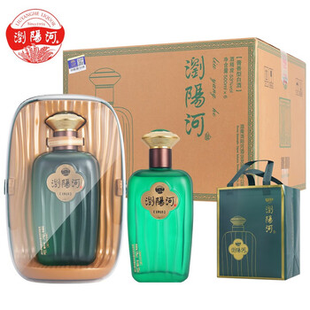 一览天下 浏阳河 窖龄1915 53度酱香型白酒500mL*6瓶礼盒装食品类商品-全利兔-实时优惠快报
