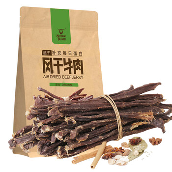 Kerchin 科尔沁 超干手撕风干牛肉干300g原味特产休闲零食肉干肉脯能量零食小吃食品类商品-全利兔-实时优惠快报