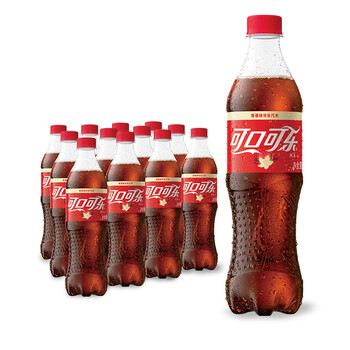 可口可乐 香草味可乐汽水 碳酸饮料 500ml*12瓶 整箱装食品类商品-全利兔-实时优惠快报