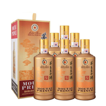 茅台（MOUTAI）王子酒 酱香经典53度 酱香型白酒 53度 500mL 6瓶