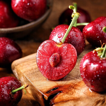 【预售】山东大樱桃 国产车厘子水果 新鲜水果 24-26mm 约 2500g