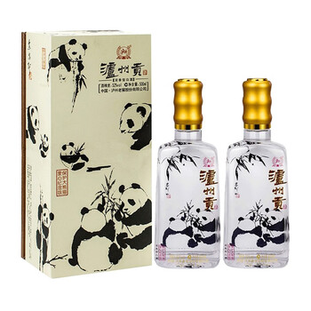 白水杜康 熊猫酒 52度浓香型白酒 500ml*2瓶礼盒装食品类商品-全利兔-实时优惠快报
