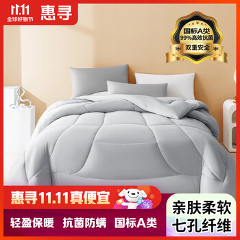 20点抢 惠寻 京东自有品牌 冬被200*230cm 1聊家具家装类商品-全利兔-实时优惠快报