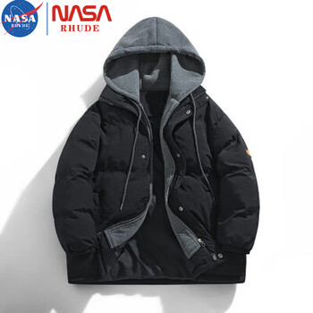 NASA RHUDE 青年连帽加厚保暖御寒上衣外套服饰鞋包类商品-全利兔-实时优惠快报