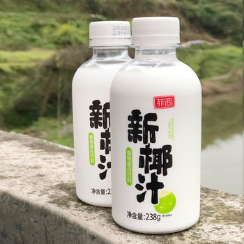 菲诺新椰汁植物蛋白生榨椰子汁饮料238g饮品网红整箱零糖椰汁9瓶