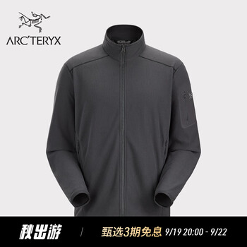 ARC'TERYX 始祖鸟 ARC’TERYX始祖鸟 DELTA LT 轻量 男子 抓绒夹克衫 Graphite/灰黑色 S运动户外类商品-全利兔-实时优惠快报
