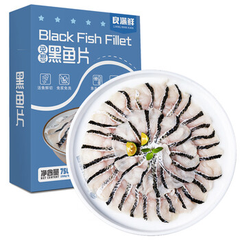 PLUS会员:良满鲜 冷冻免浆黑鱼片750g (250g*3袋) *5件食品类商品-全利兔-实时优惠快报